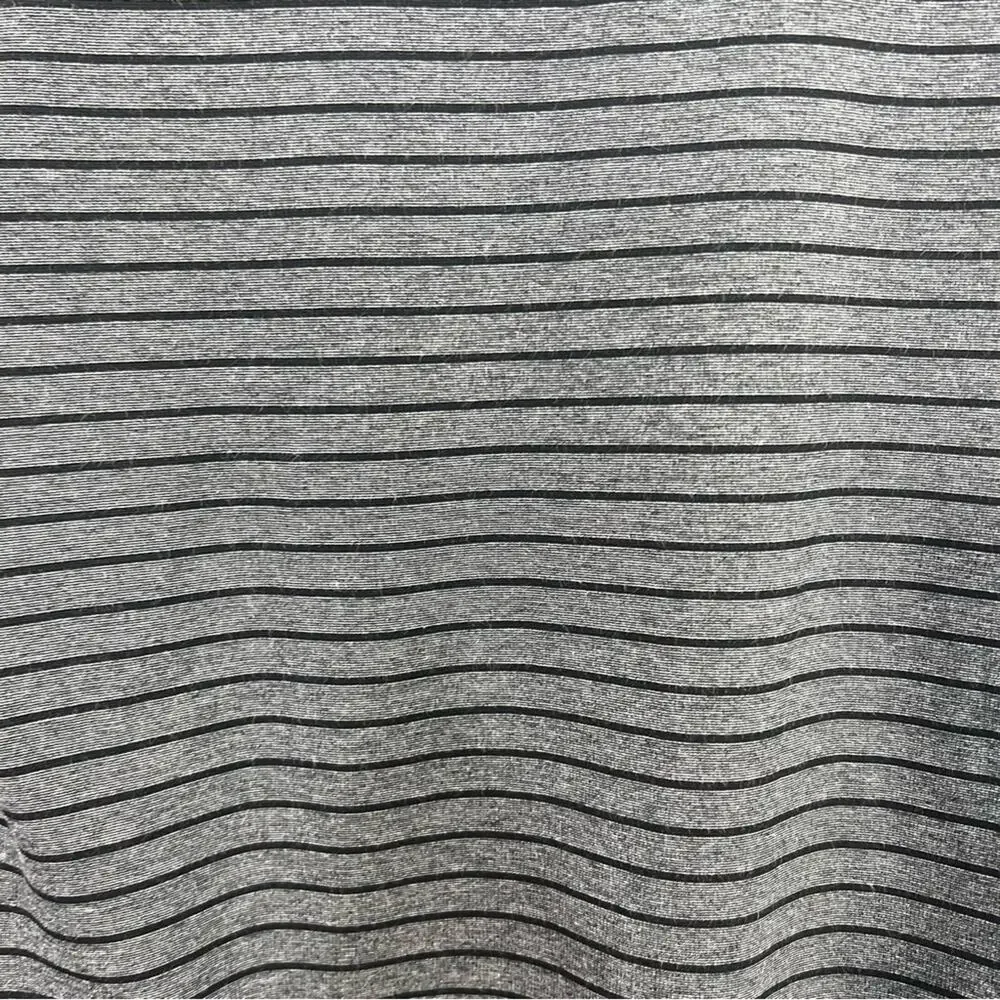 Sonnet James Reese A Play Dress Shirtdress Stretch Gray Black Striped Size XS